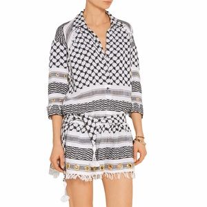 Dodo Bar Or Black and White Duna Romper Jumpsuit